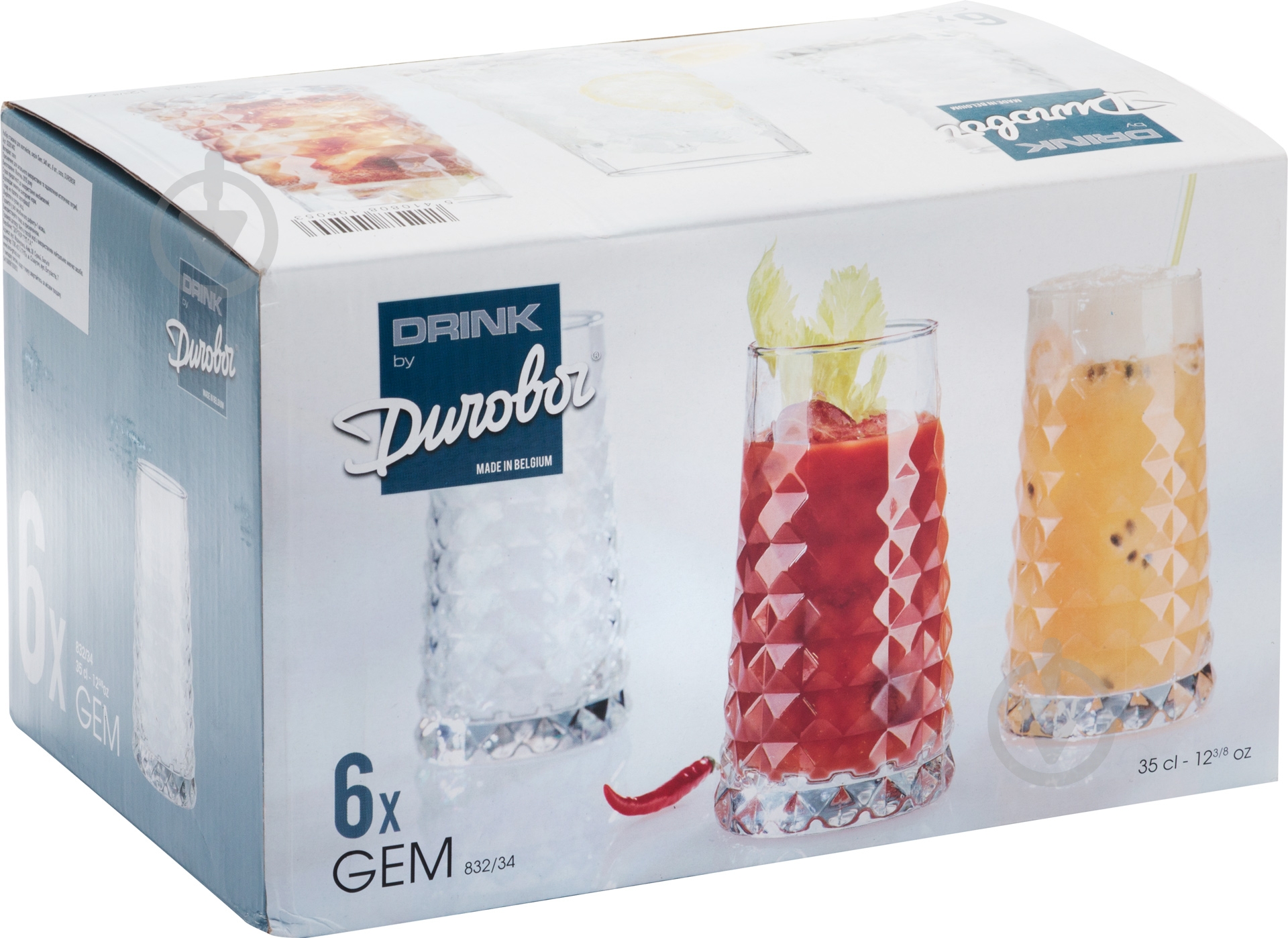 Набір склянок високих Durobor Gem 350 мл 6 шт. - фото 2