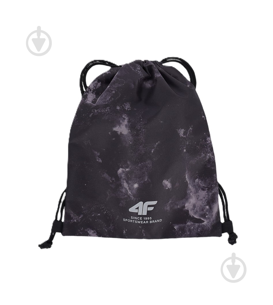 4F GYMSACK U112 4FJWSS25AGYMU112-90A 6 л чорно-сірий - фото 5