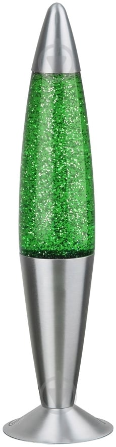 Настільна лампа декоративна Rabalux Glitter 1x25 Вт E14 зелений 4113 - фото 1