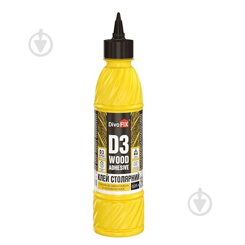 Клей для дерева Elite Construction столярный PVA D3 0.25 л - фото 1