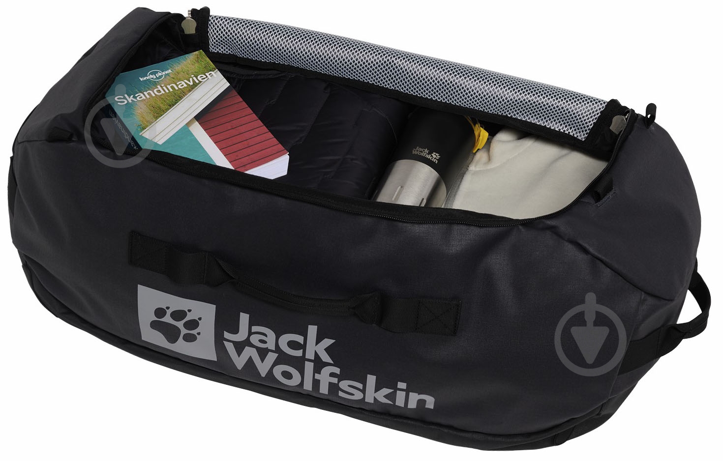 Сумка дорожная Jack Wolfskin ALL-IN DUFFLE 65 темно-серый A62112_6350 - фото 3 Сумка дорожная Jack Wolfskin ALL-IN DUFFLE 65 темно-серый A62112_6350 - фото 3