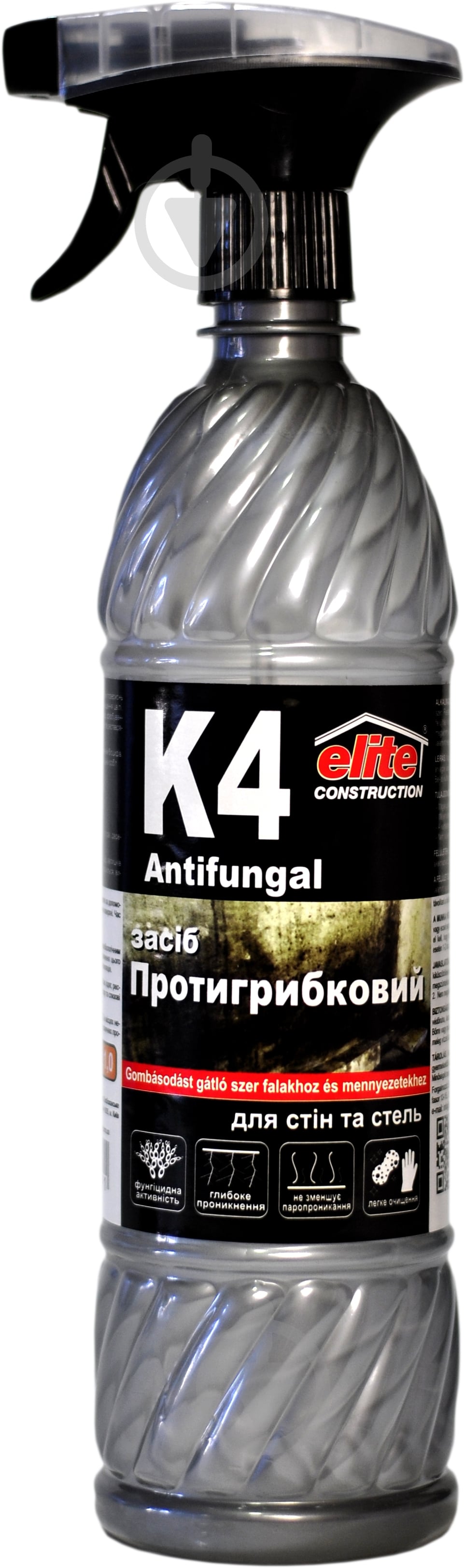 Противогрибковое средство Антигрибок К4 Elite Construction 0,8 л - фото 2