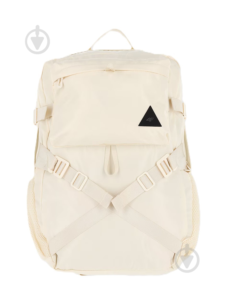 Рюкзак 4F 4FWSS25ABACU424-11S BACKPACK U424 4FWSS25ABACU424-11S молочный - фото 1 Рюкзак 4F 4FWSS25ABACU424-11S BACKPACK U424 4FWSS25ABACU424-11S молочный - фото 1