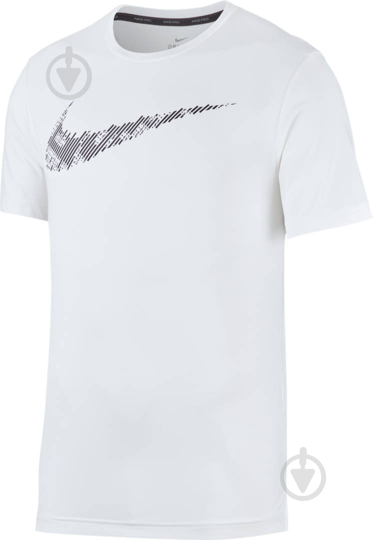 Футболка Nike M NK TOP SS HPR DRY GX2 CJ4633-100 р.2XL белый - фото 1