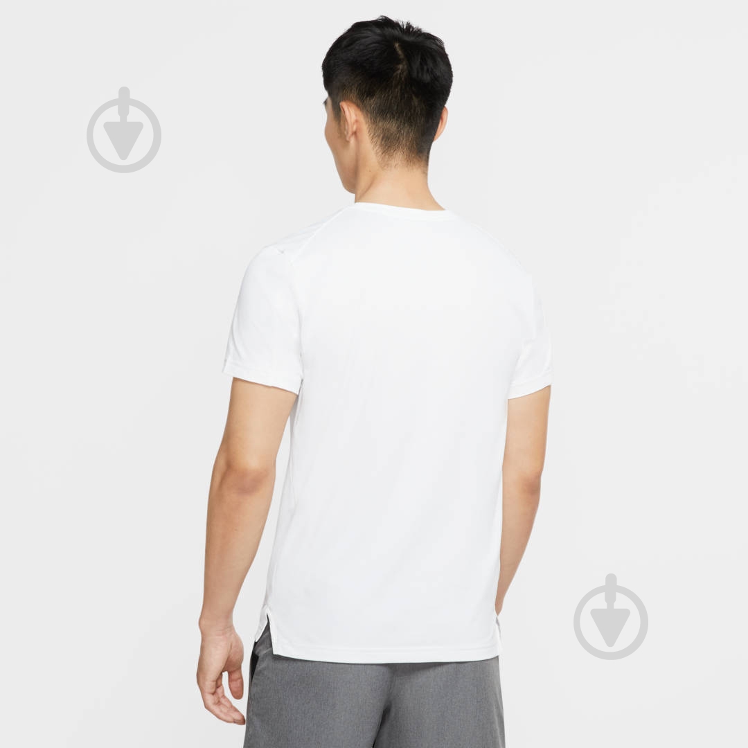 Футболка Nike M NK TOP SS HPR DRY GX2 CJ4633-100 р.2XL белый - фото 5