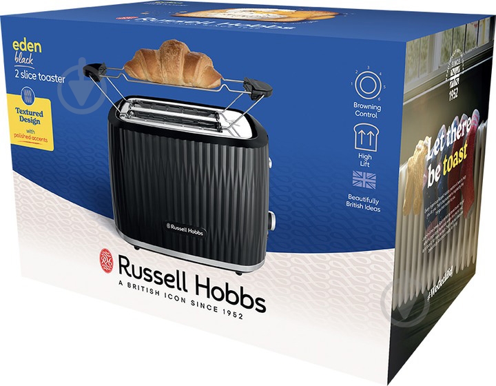 Тостер Russell Hobbs Eden 2S 27371-56 Black - фото 6 Тостер Russell Hobbs Eden 2S 27371-56 Black - фото 6