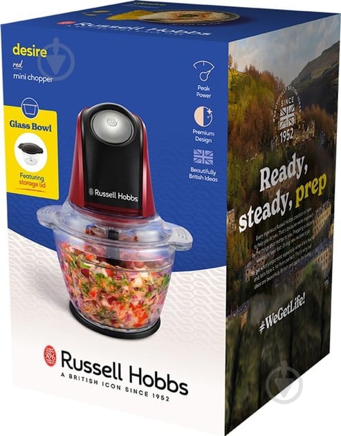 Подрібнювач Russell Hobbs 27130-56 Desire Mini Chopper - фото 9