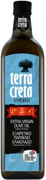 Масло оливковое TERRA CRETA Extra Virgin 1 л - фото 1