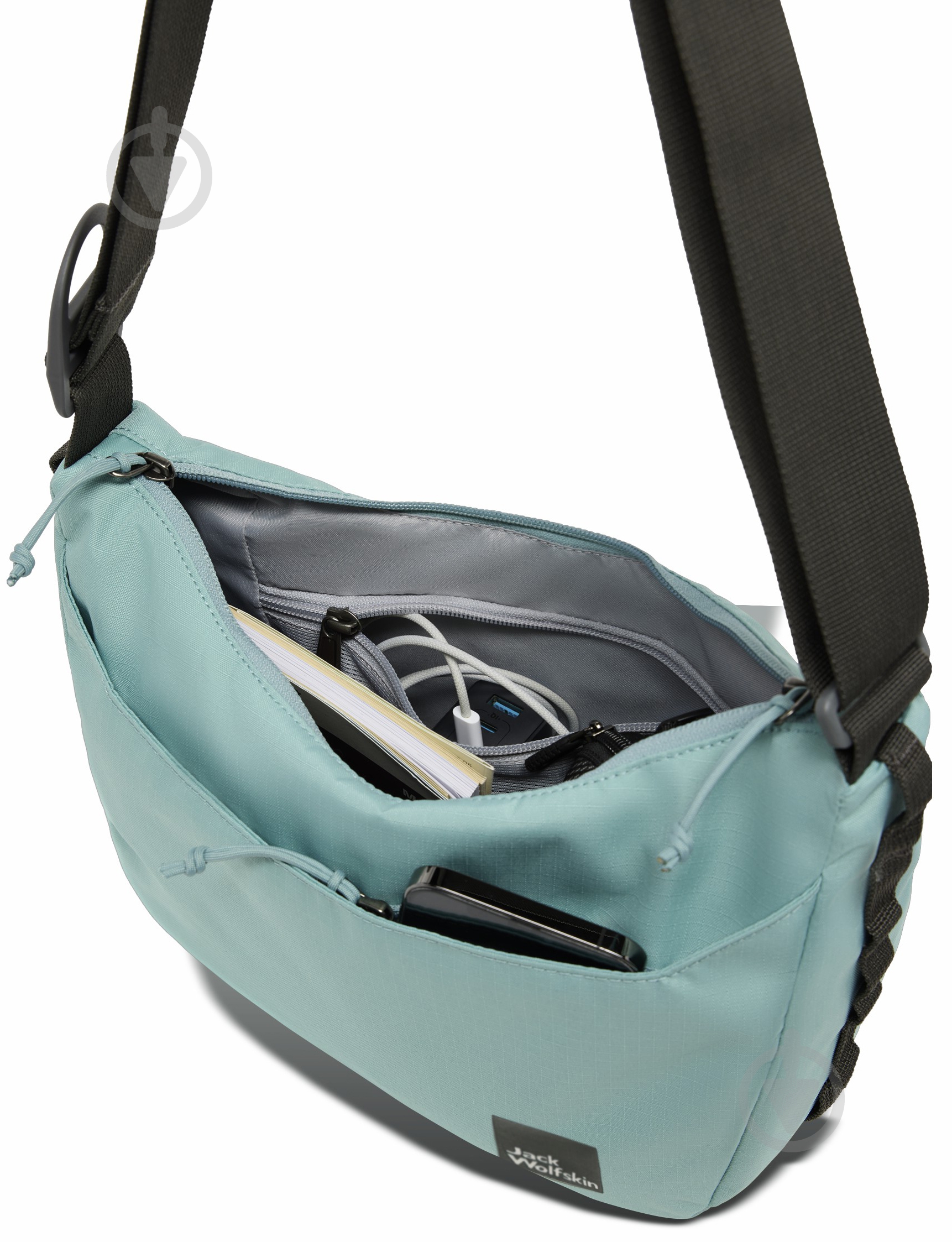 Сумка-мессенджер Jack Wolfskin ROSE голубой A64024_E0180 - фото 3 Сумка-мессенджер Jack Wolfskin ROSE голубой A64024_E0180 - фото 3