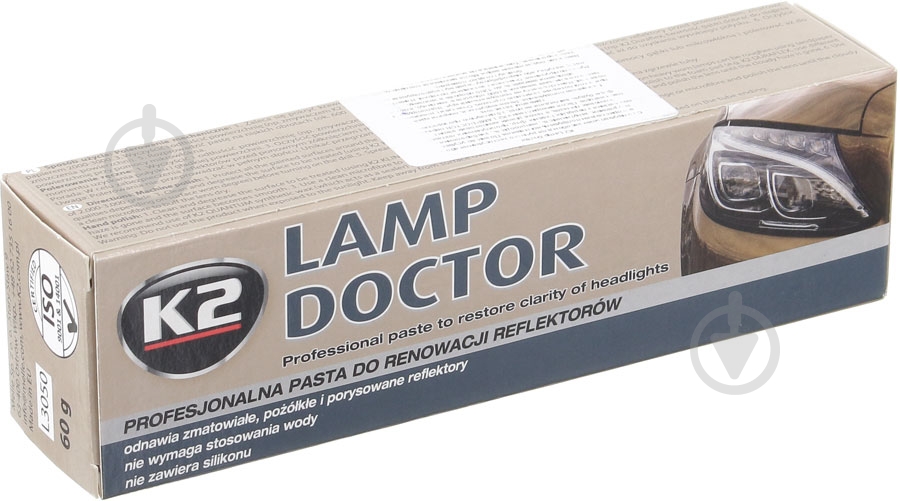 Паста для ремонта фар LAMP DOCTOR K2 60 мл 60 г - фото 2
