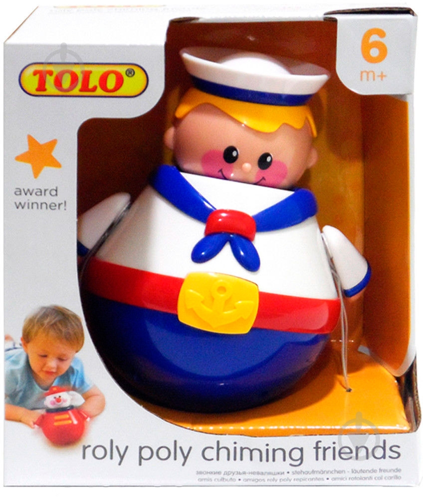 Неваляшка Tolo Морячок большой 89348 6457701 - фото 2 Неваляшка Tolo Морячок большой 89348 6457701 - фото 2