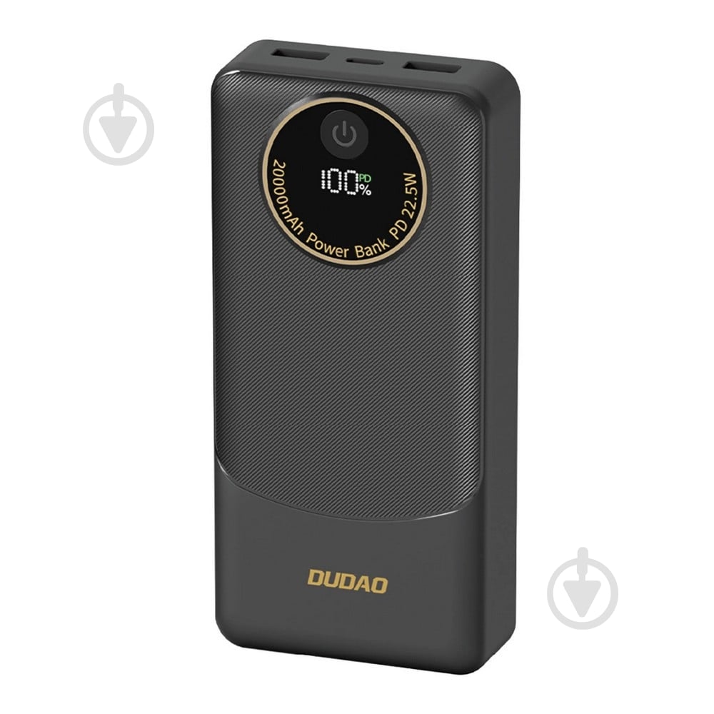 Повербанк DUDAO 20000 mAh black (6976625333899) - фото 1