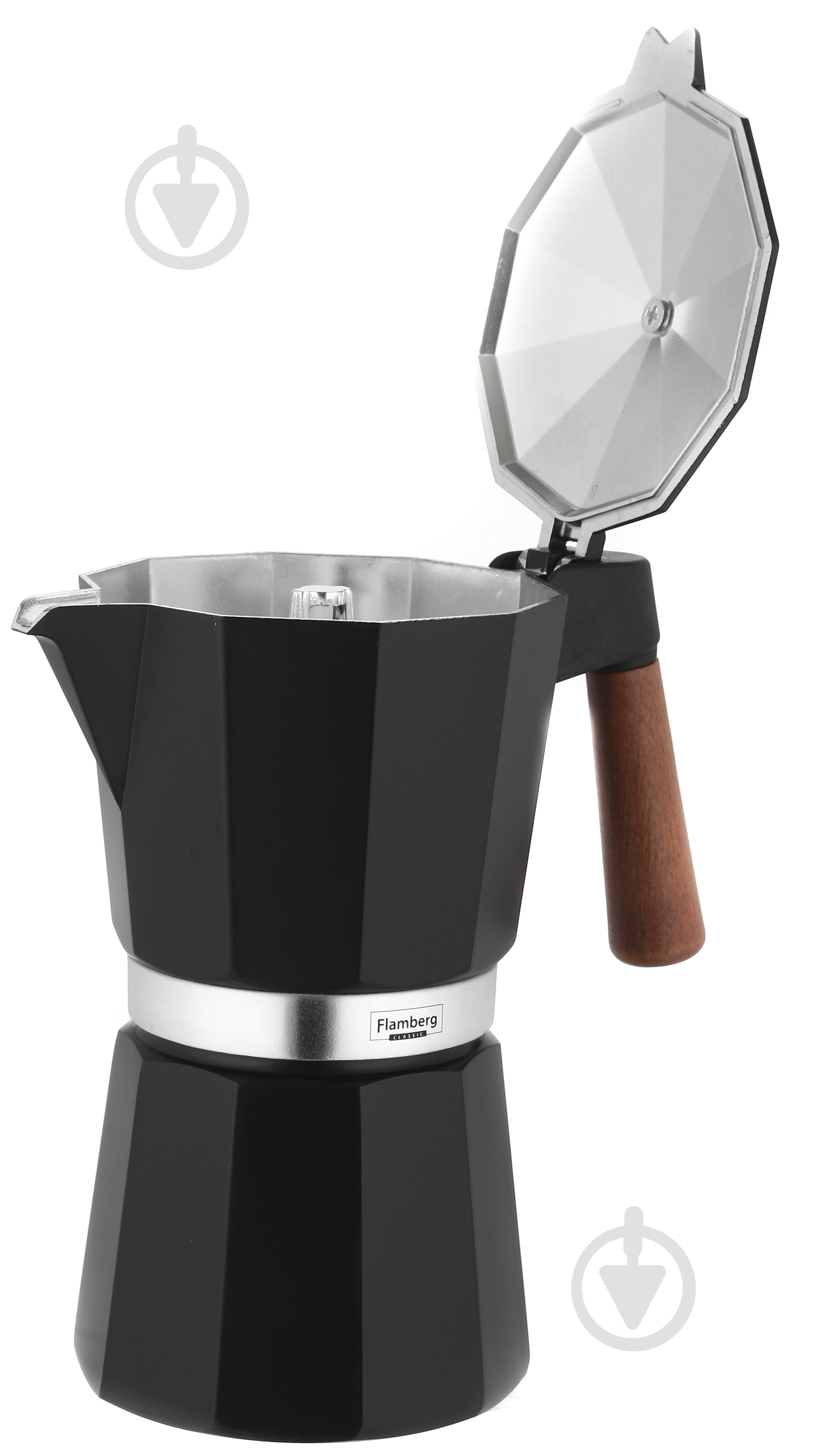 Кавоварка гейзерна Flamberg Premium Moka Presto 360 мл CLM-9 - фото 3