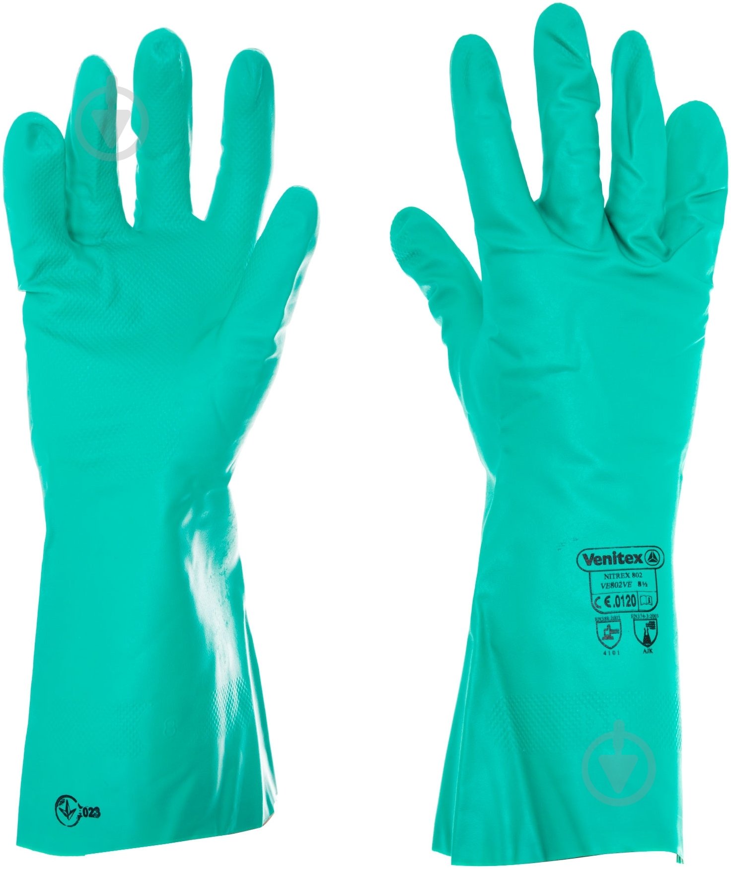 Перчатки Delta Plus нитриловые с хлопчатобумажной подкладкой с покрытием нитрил M (8) VE802VE08 - фото 2