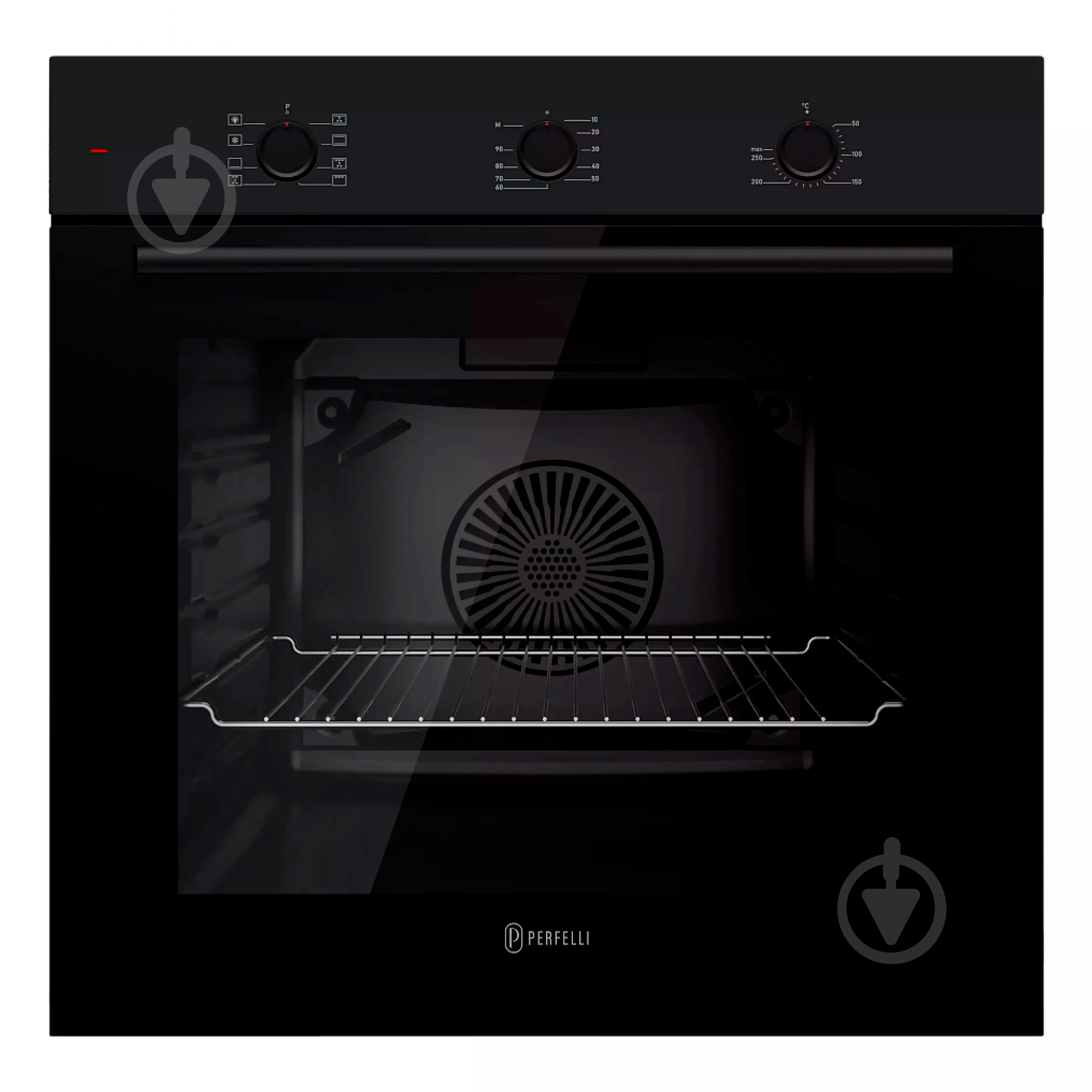 Духовой шкаф Perfelli PRIME 6M8 NERO - фото 1 Духовой шкаф Perfelli PRIME 6M8 NERO - фото 1