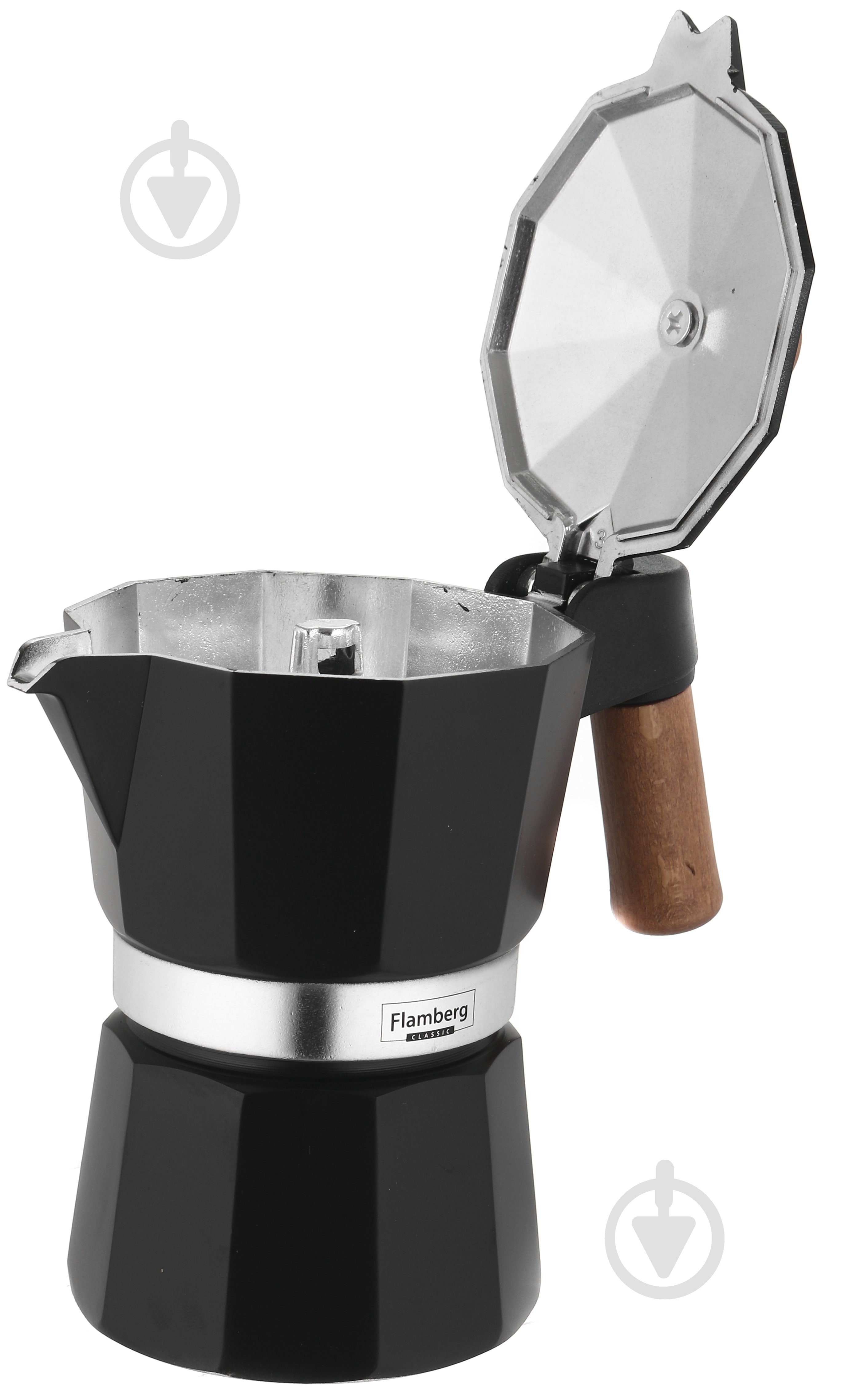 Кавоварка гейзерна Flamberg Premium Moka Presto 120 мл CLM-3 - фото 3