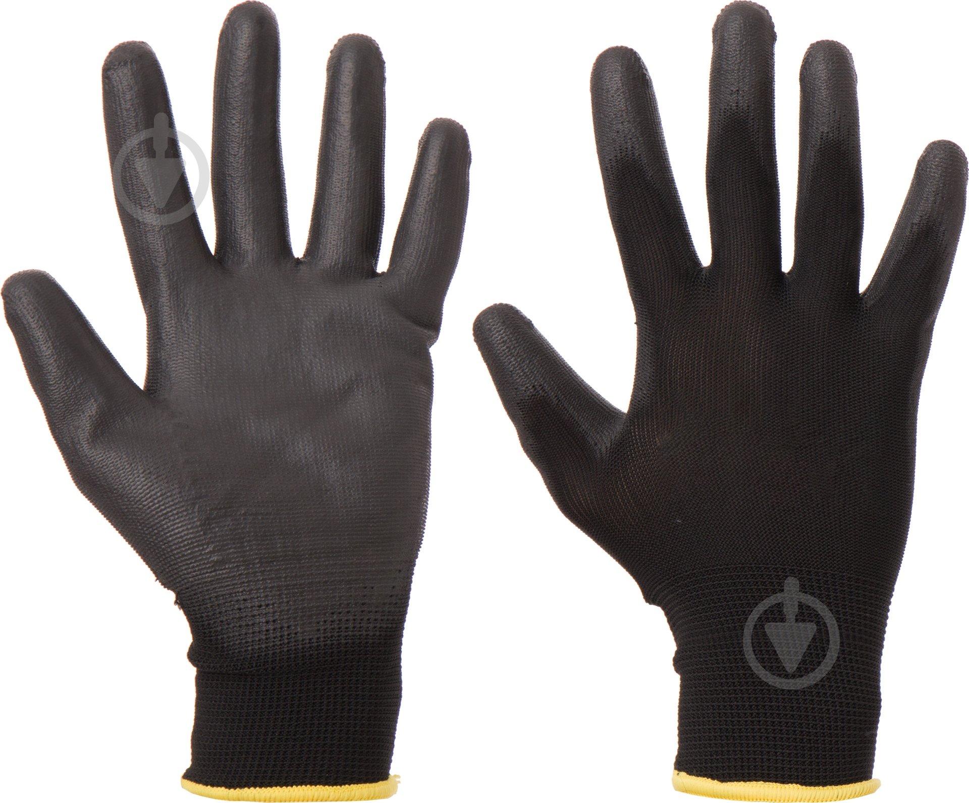 Перчатки Reis черные с покрытием полиуретан M (8) RnyPu Black 08 - фото 1