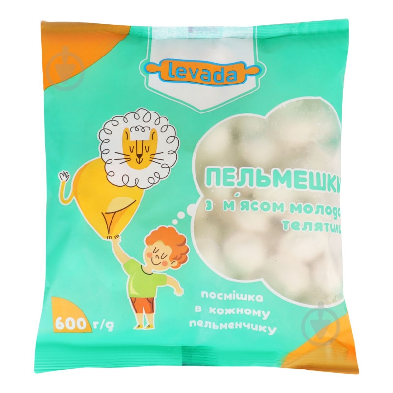 Пельмені Левада з телятиною "Левадики" 600 г - фото 1