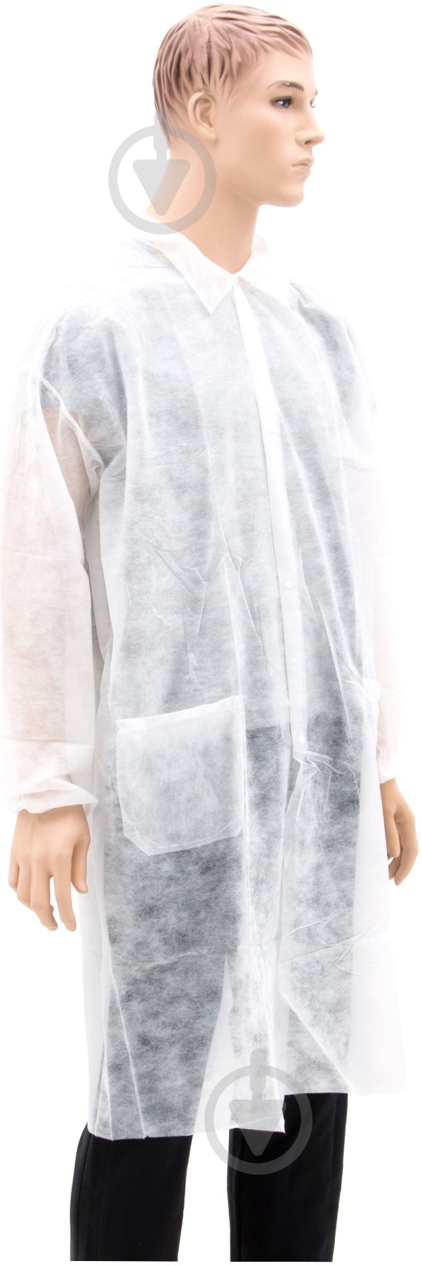 Халат рабочий Delta Plus BLOUSPO р. L BLOUSPOGT белый - фото 2