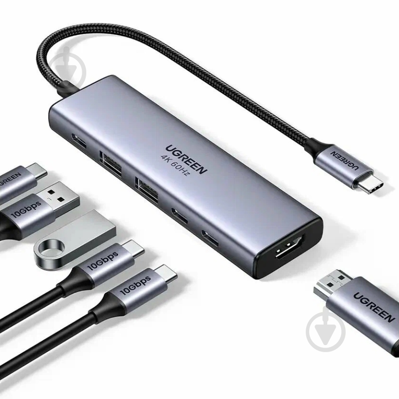 Док-станция UGREEN CM511 silver (35999) - фото 3