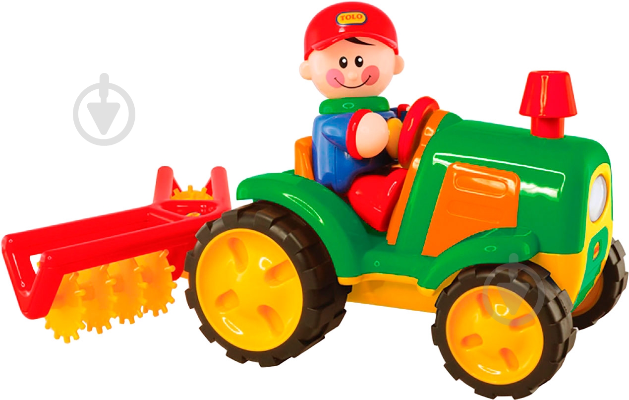 Игровой набор Tolo Трактор и культиватор 89898 6003272 - фото 1