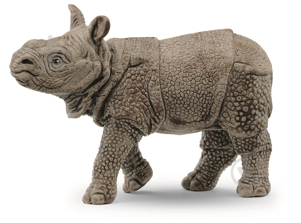 Фигурка Schleich Детеныш индийского носорога 14860 - фото 1 Фигурка Schleich Детеныш индийского носорога 14860 - фото 1