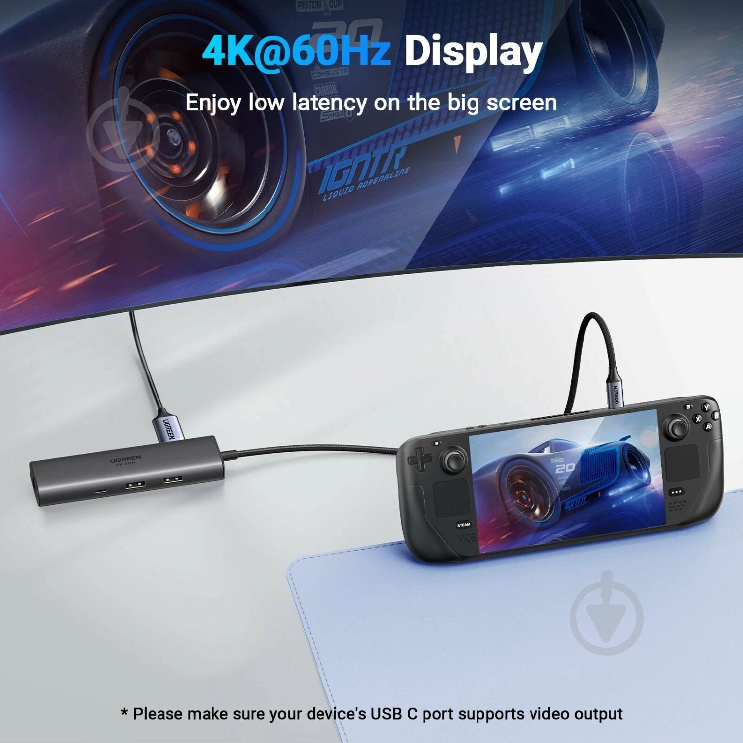 Док-станция UGREEN CM512 titanium grey (45000) - фото 5