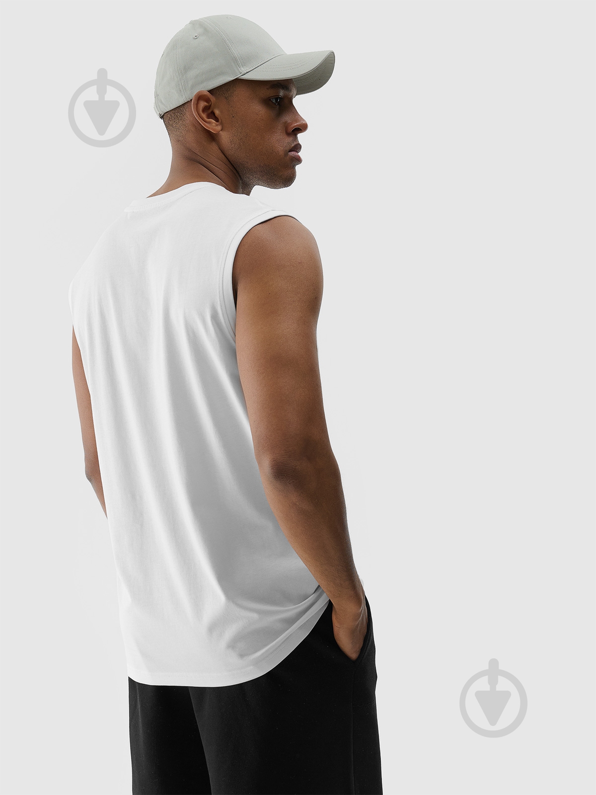 Майка 4F SLEEVELESS M125 4FWMM00TSLEM125-10S р.S белый - фото 4 Майка 4F SLEEVELESS M125 4FWMM00TSLEM125-10S р.S белый - фото 4