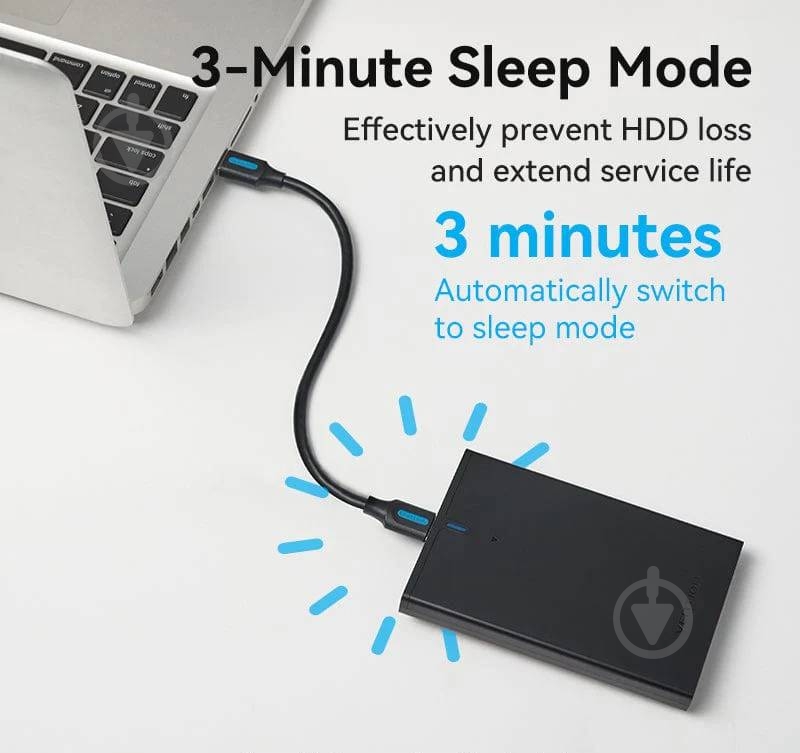 Карман для 2.5" HDD Vention KPAB0 - фото 3 Карман для 2.5" HDD Vention KPAB0 - фото 3