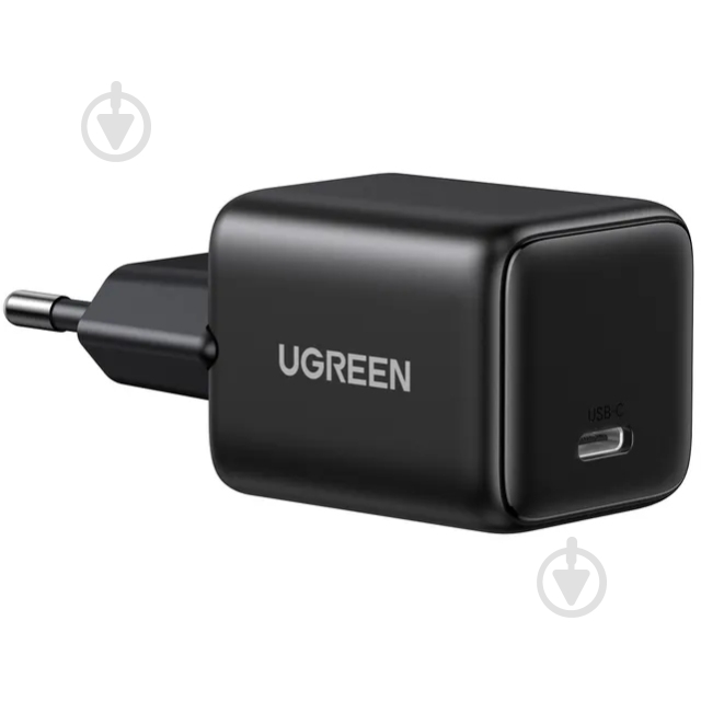 Зарядное устройство UGREEN 1xUSB 20W (USB-C) PD GaN Tech X512 черный - фото 3 Зарядное устройство UGREEN 1xUSB 20W (USB-C) PD GaN Tech X512 черный - фото 3