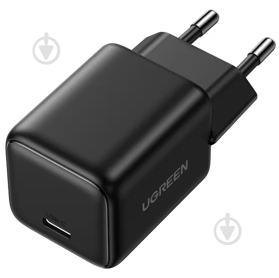 Зарядное устройство UGREEN 1xUSB 20W (USB-C) PD GaN Tech X512 черный - фото 4 Зарядное устройство UGREEN 1xUSB 20W (USB-C) PD GaN Tech X512 черный - фото 4