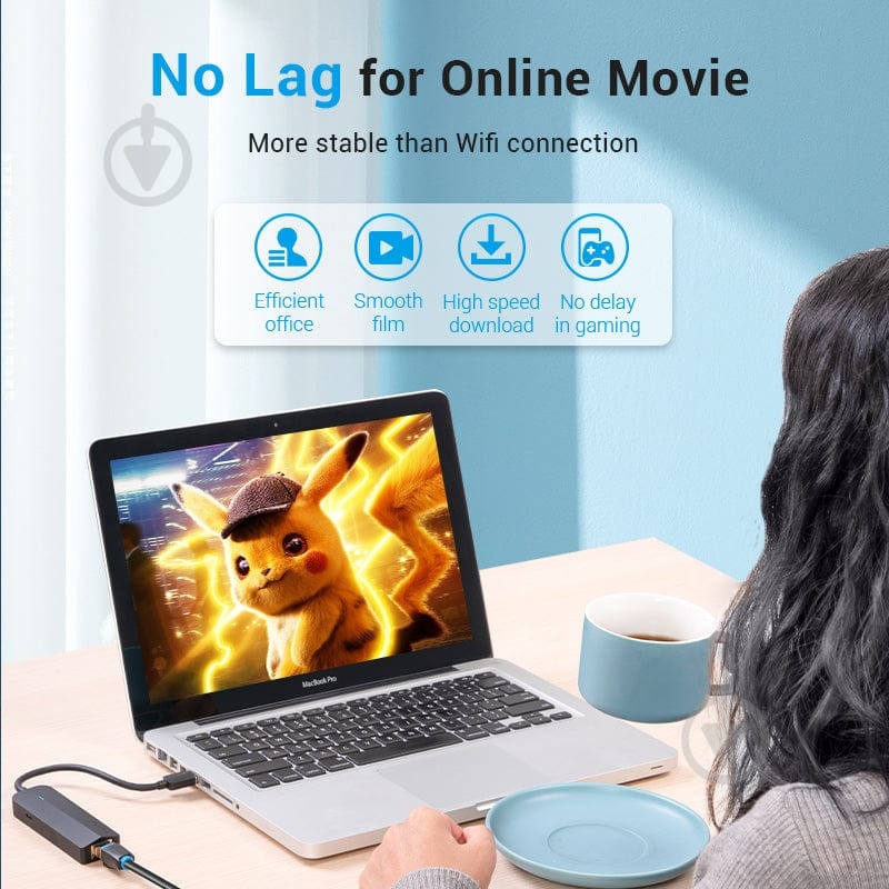 Док-станция Vention black (CHNBB) - фото 4