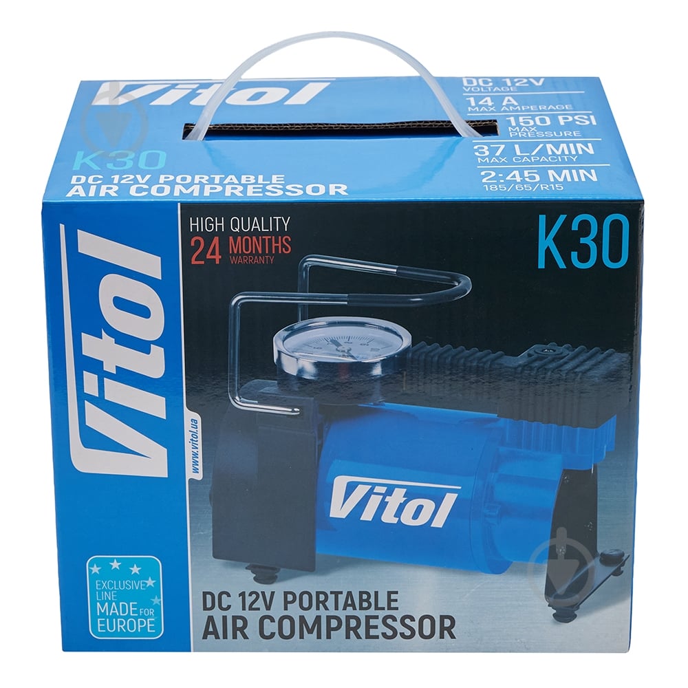 Компресcор автомобильный Vitol K-30 - фото 10 Компресcор автомобильный Vitol K-30 - фото 10