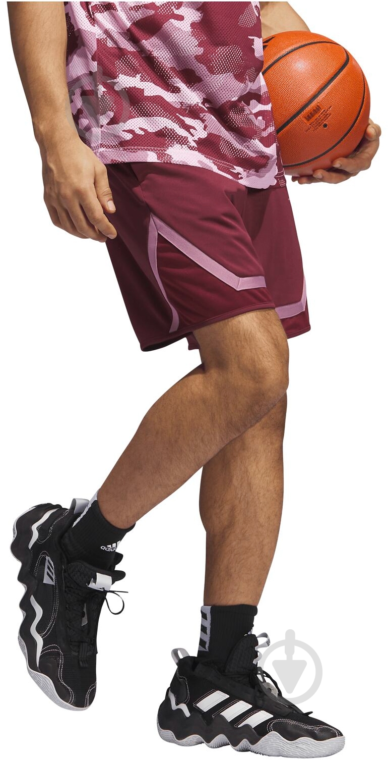 Шорты Adidas Pro Block IL2242 р. S бордовый - фото 5