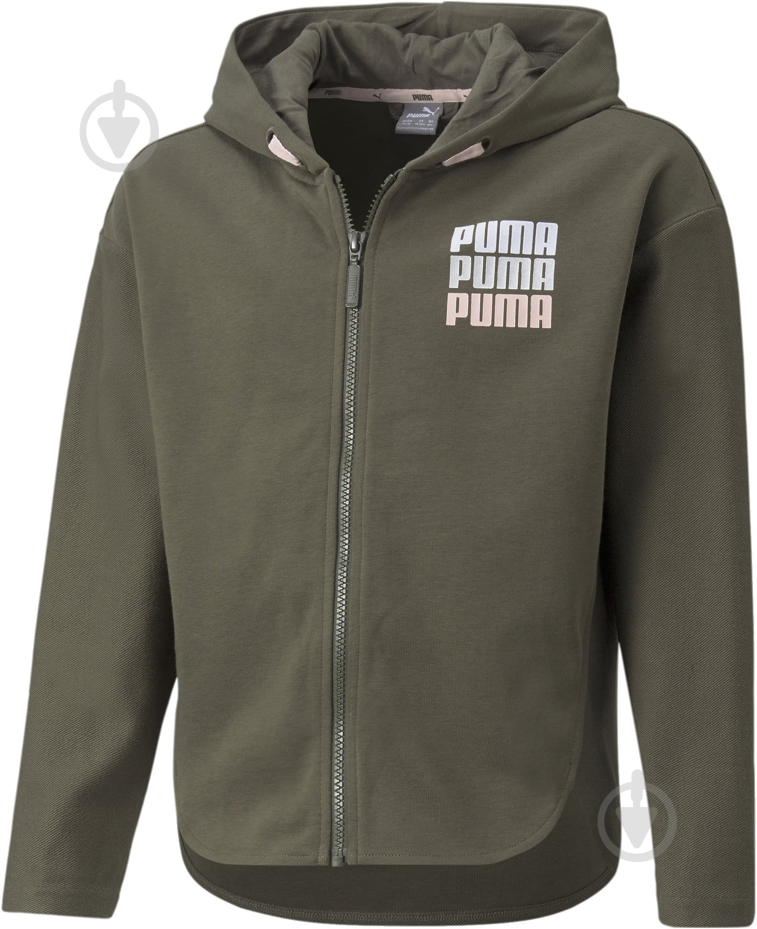 Джемпер Puma Alpha Full-Zip Jacket 58923844 хаки - фото 1 Джемпер Puma Alpha Full-Zip Jacket 58923844 хаки - фото 1