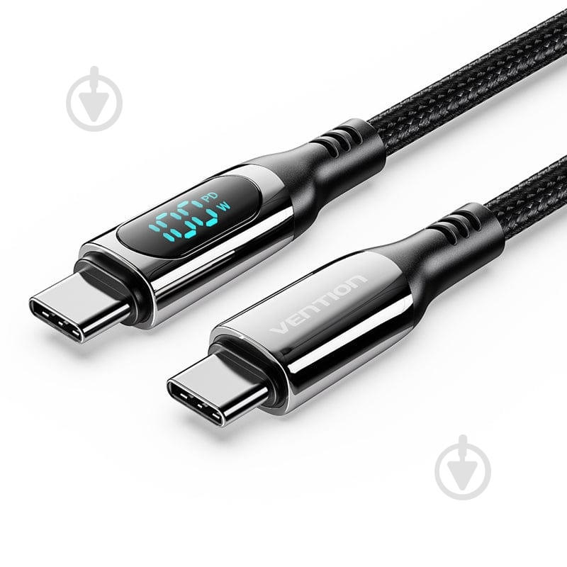 Кабель Vention 1,2 м черный (TAYBAV) - фото 1 Кабель Vention 1,2 м черный (TAYBAV) - фото 1