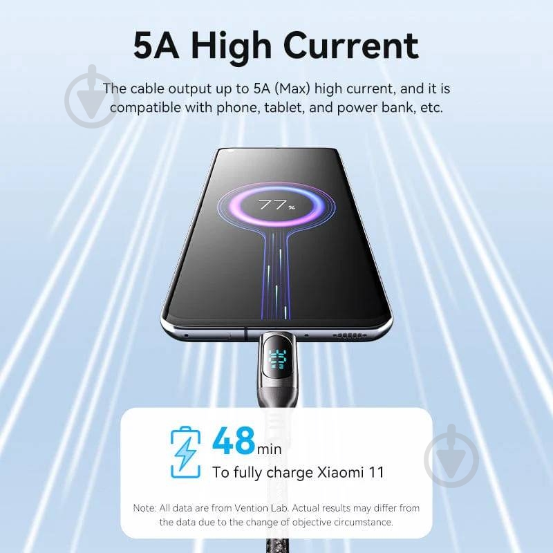 Кабель Vention 1,2 м черный (TAYBAV) - фото 6 Кабель Vention 1,2 м черный (TAYBAV) - фото 6