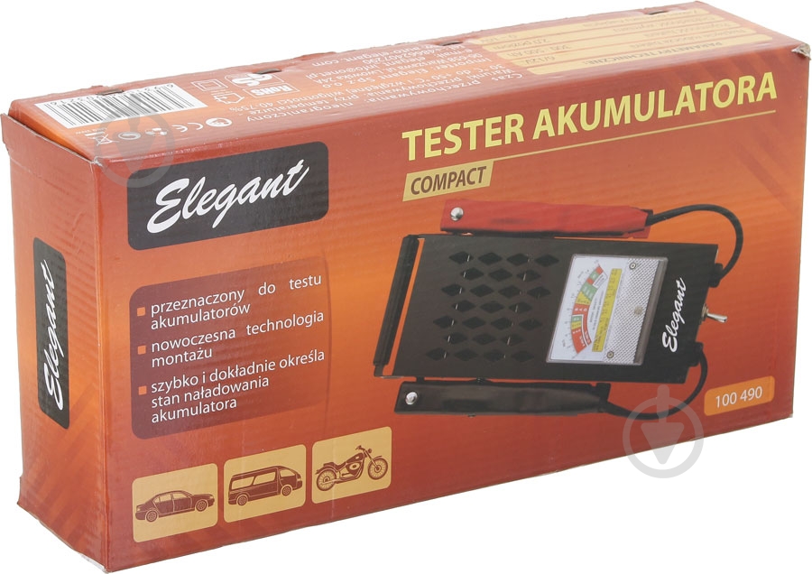Тестер Elegant акумуляторних батарей Elegant Compact 100 490 - фото 4