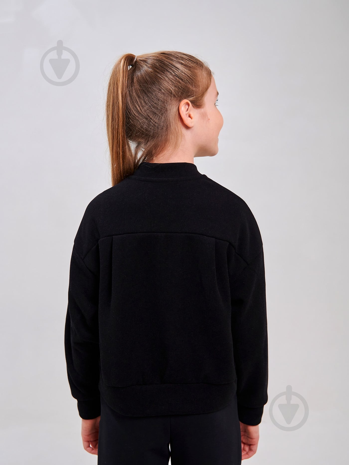 Джемпер для дівчинки Smil р.122 чорний 116640 - фото 2