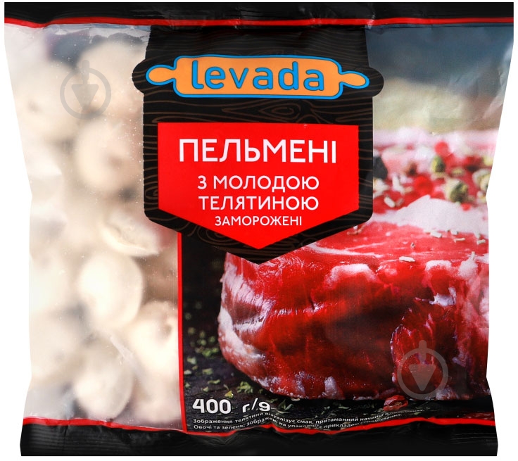 Пельмени Левада с молодой телятиной 400 г - фото 1