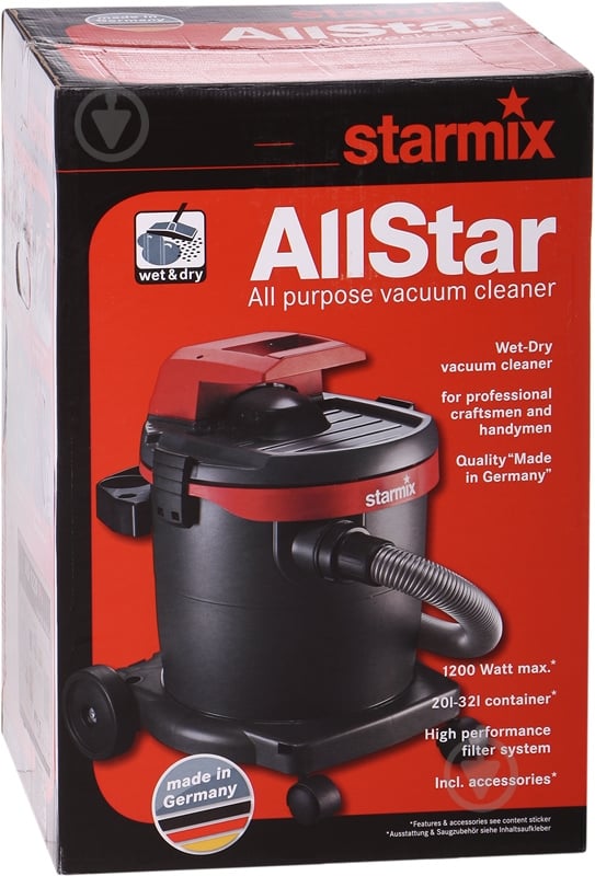 Пылесос Starmix AS 1220 P+ 13824 - фото 10