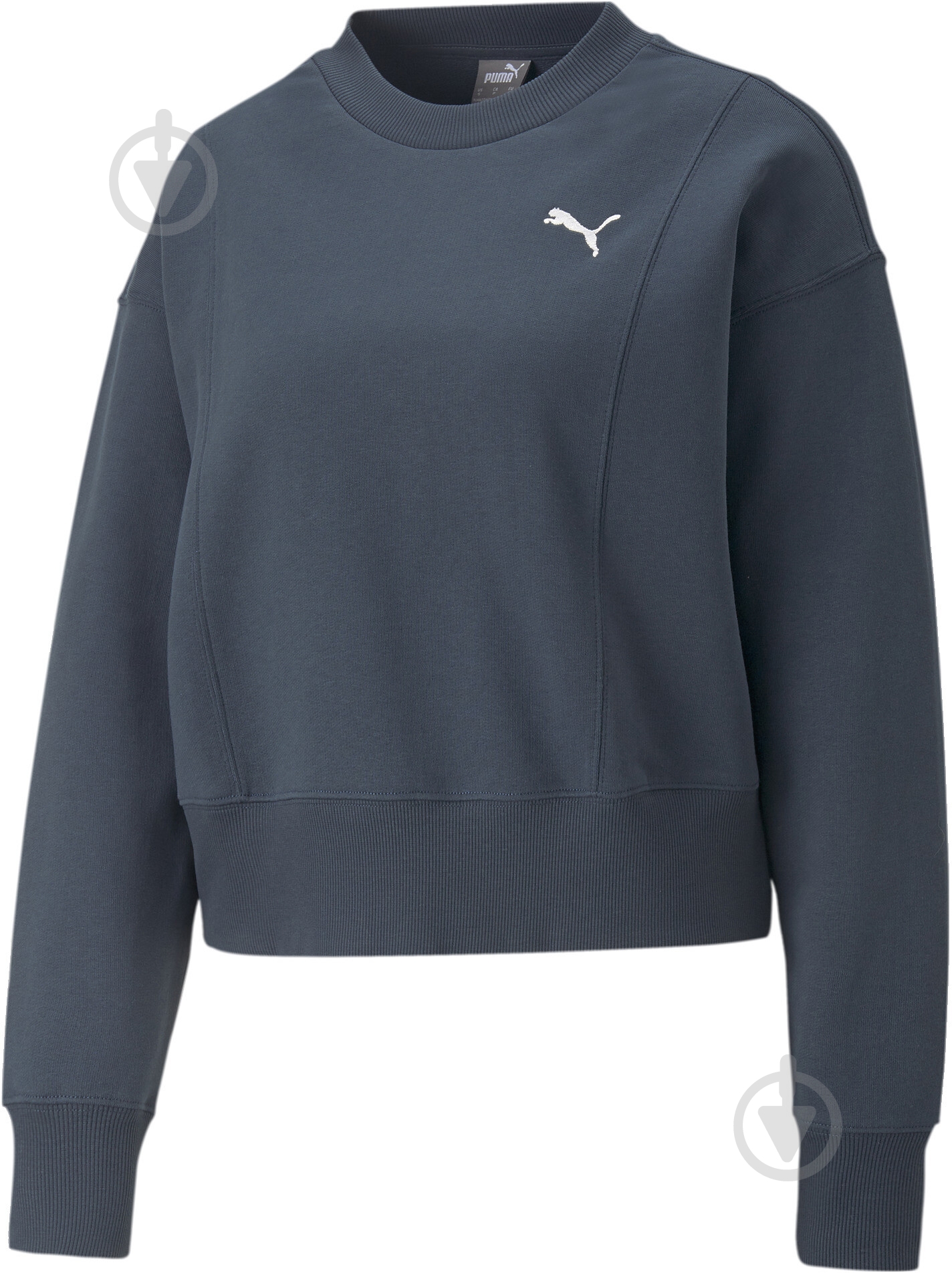 Свитшот Puma HER CREW TR 67310916 р.M синий - фото 1 Свитшот Puma HER CREW TR 67310916 р.M синий - фото 1