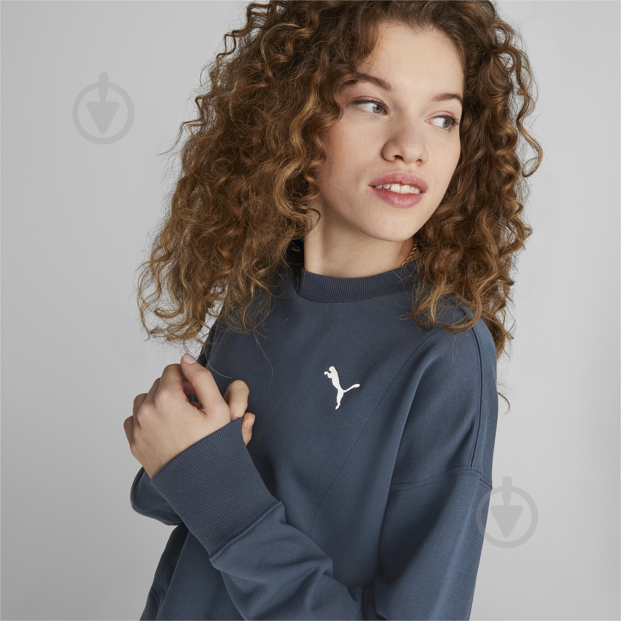 Свитшот Puma HER CREW TR 67310916 р.M синий - фото 4 Свитшот Puma HER CREW TR 67310916 р.M синий - фото 4