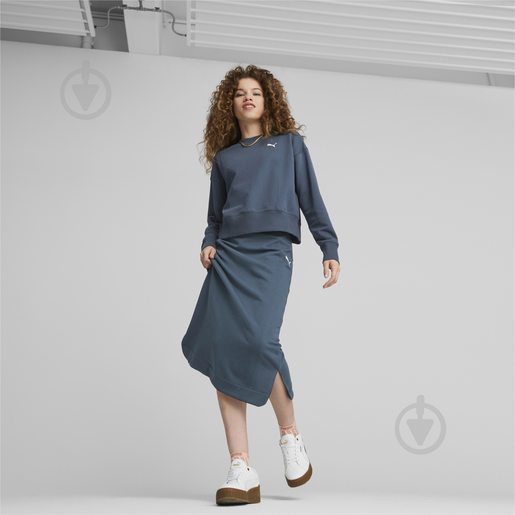 Свитшот Puma HER CREW TR 67310916 р.M синий - фото 5 Свитшот Puma HER CREW TR 67310916 р.M синий - фото 5