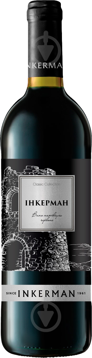 Вино Инкерман красное полусухое 0,75 л - фото 1 Вино Инкерман красное полусухое 0,75 л - фото 1