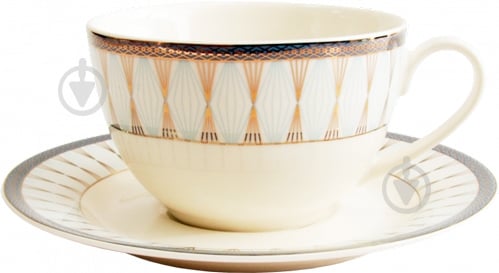 Чашка с блюдцем Astera Callisto 220 мл бежевый А0530-TH5826 - фото 1