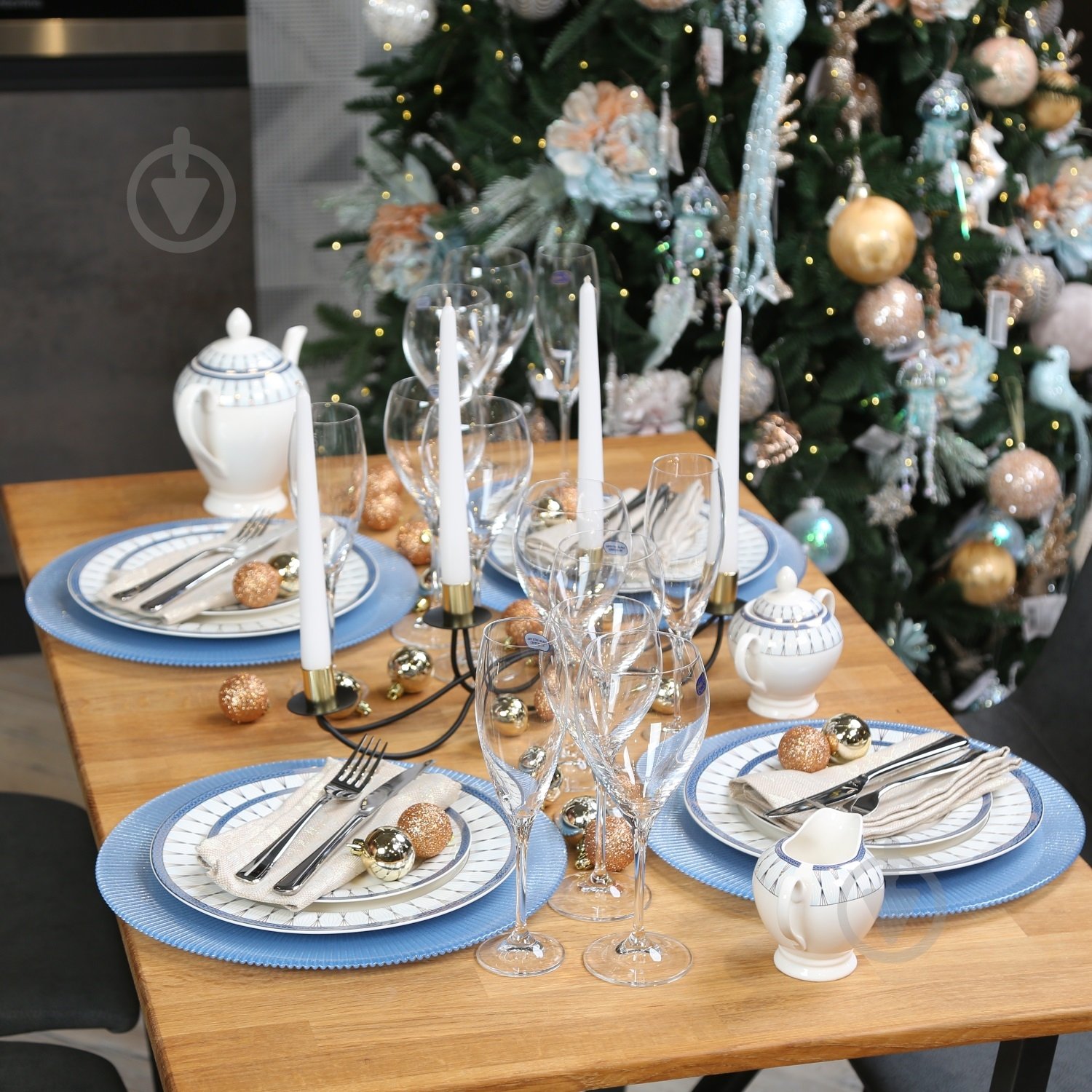 Этажерка Astera Callisto Diamond 2-ярусна біла 05141-TH5826 - фото 2