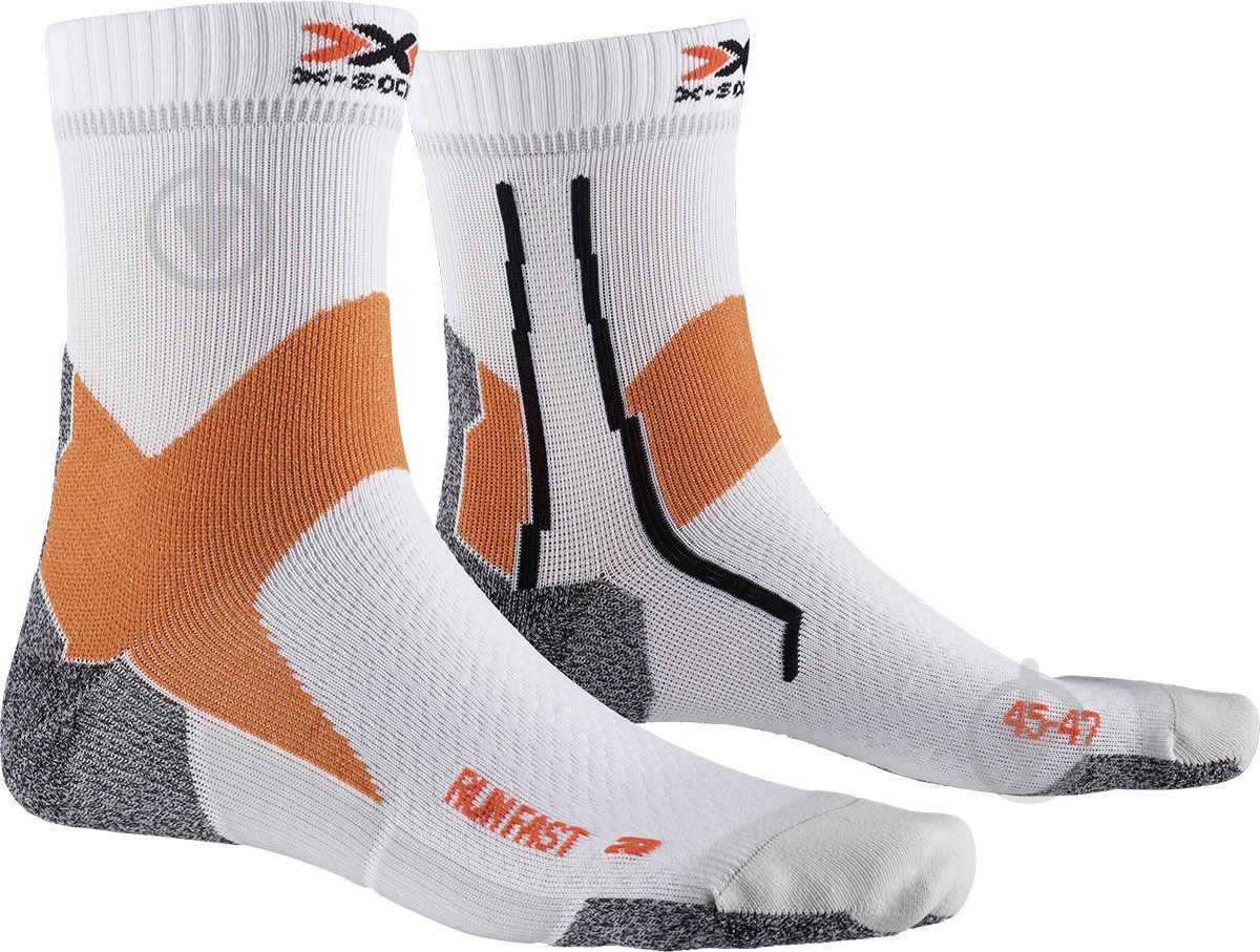 Шкарпетки X-Socks Run Fast XS-RS17S19U-W017 р.39-41 білий - фото 1 Шкарпетки X-Socks Run Fast XS-RS17S19U-W017 р.39-41 білий - фото 1