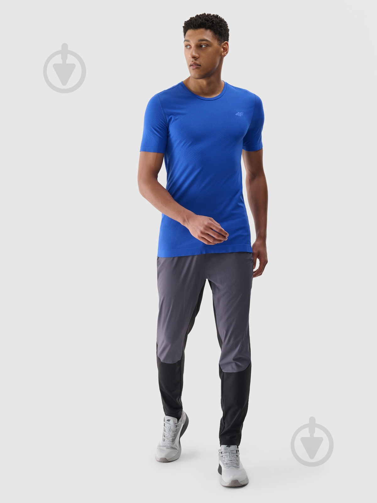 Футболка 4F TSHIRT FNK M1262 4FWSS25TFTSM1262-36S р.S-M синій - фото 3 Футболка 4F TSHIRT FNK M1262 4FWSS25TFTSM1262-36S р.S-M синій - фото 3