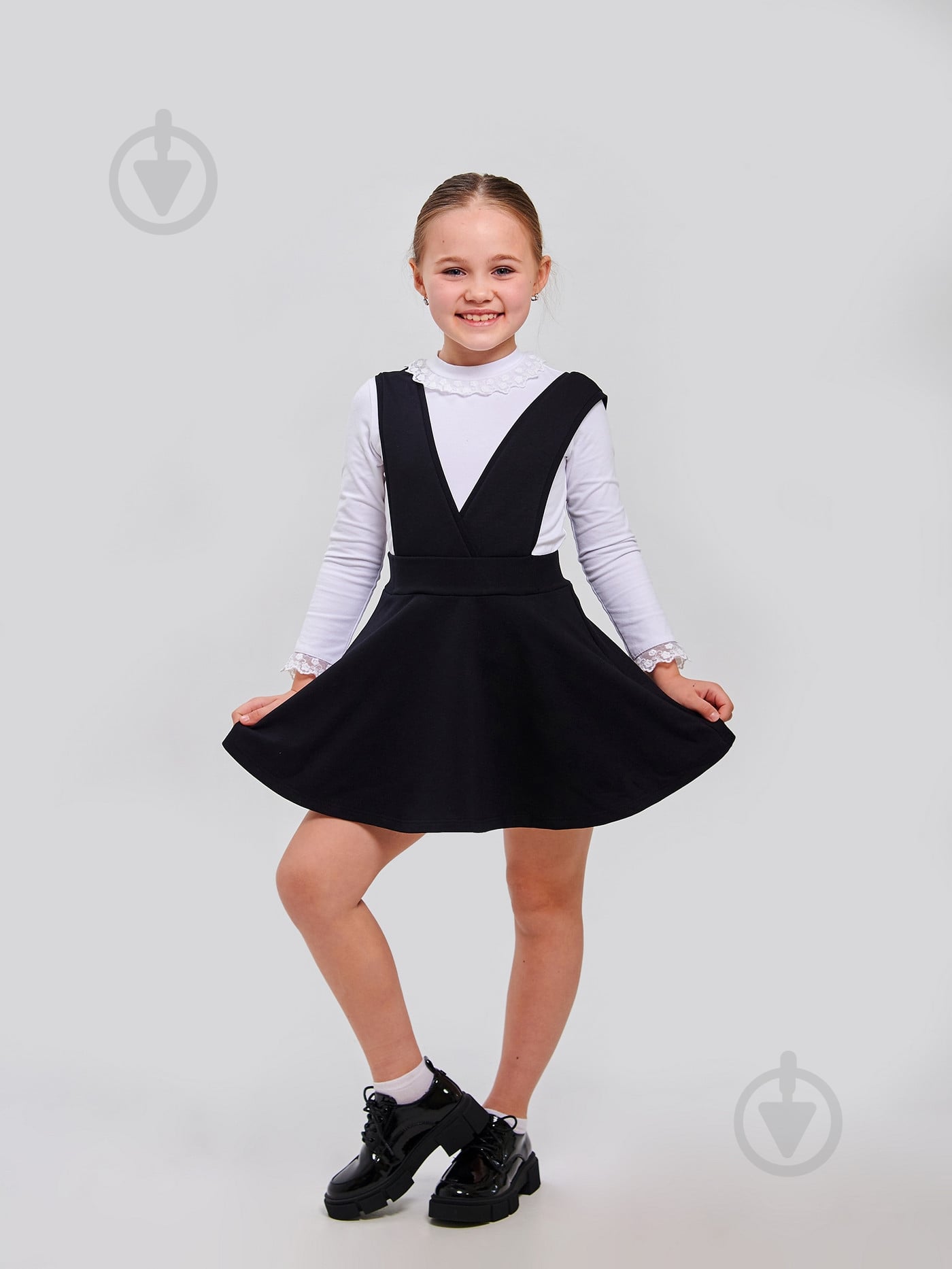 Сарафан для дівчаток Smil р.122 чорний 120401 - фото 2 Сарафан для дівчаток Smil р.122 чорний 120401 - фото 2